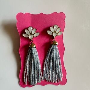 Beaded Tassel Earrings